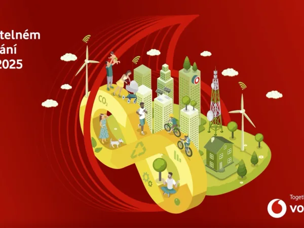 Vodafone snížil vlastní emise o 11 %, firmám pomohl ušetřit 45 tisíc tun CO₂, rozšířil digitální inkluzi a zavedl Responsible AI