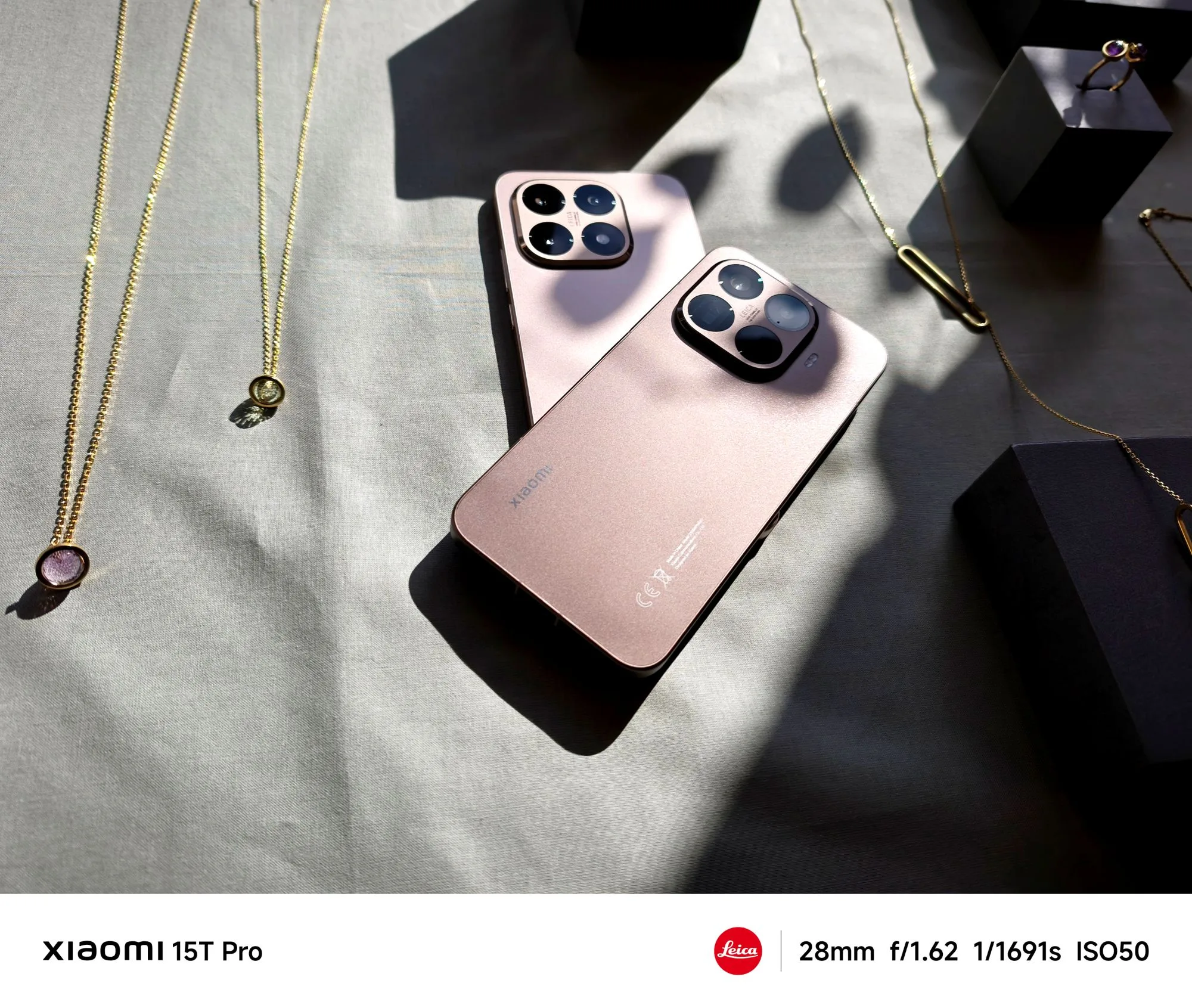 Společnost Xiaomi představuje Gold Collection v kombinaci s kolekcí šperků Kateřiny Reich