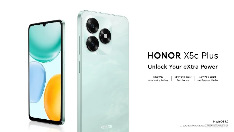 HONOR představuje novinku HONOR X5c Plus s dlouhou výdrží baterie a velkým úložištěm