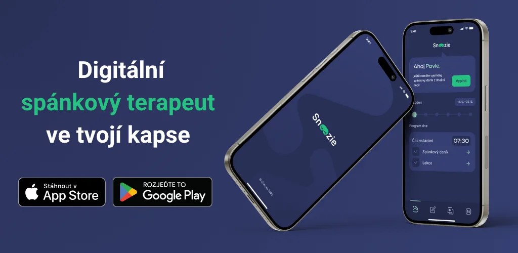 Nová česká aplikace Snoozie, která se používá ve výzkumu Národního ústavu duševního zdraví, vytáhla do boje proti nespavosti
