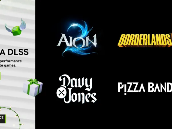 DLSS 4 v AION2 a Pizza Bandit. Nový skin do Borderlands 4 jako odměna majitelům GPU GeForce