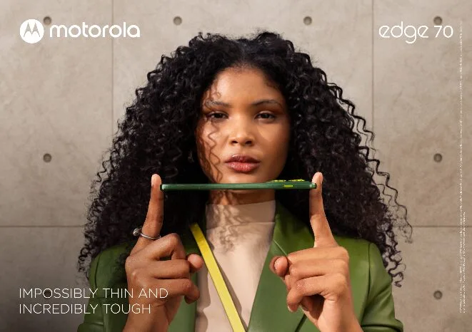 Motorola představuje model motorola edge 70 s neuvěřitelně tenkým a odolným designem, moto g57 power a sluchátka moto buds bass