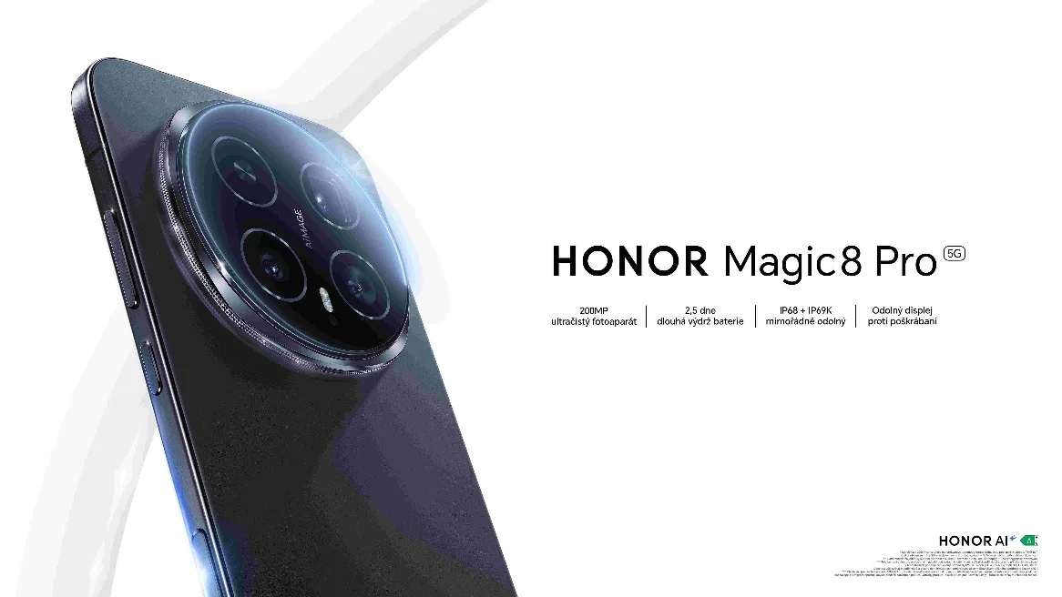 Nejspolehlivější smartphony roku přichází: HONOR představuje novou řadu HONOR Magic8