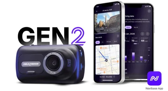 Společnost Nextbase představuje Gen 2: Novou generaci chytrých funkcí pro autokamery řady Series 2